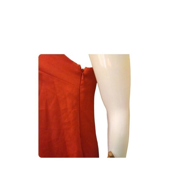 Laundry By Shelli Segal One Shoulder Asymmetric Romantic Dress Size 2 - Picture 5 of 10